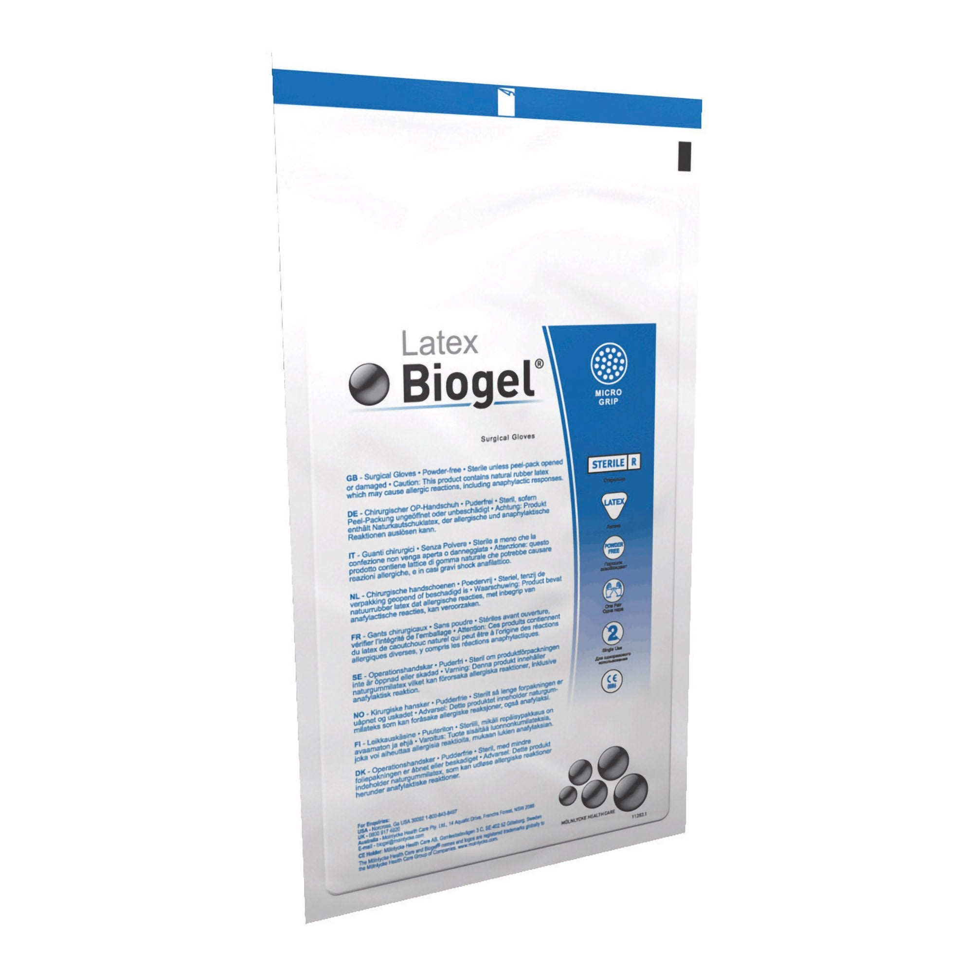 Biogel® M Latex Surgical Glove, Size 8.5, Straw Color