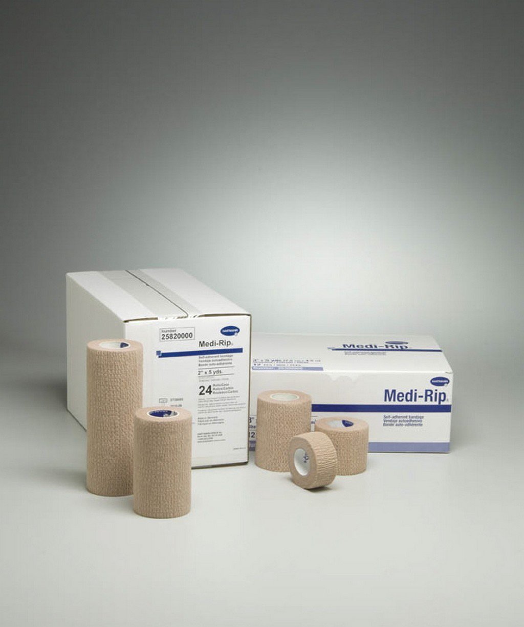 Medi-Rip® Self-adherent Closure Cohesive Bandage, 4 Inch x 5 Yard