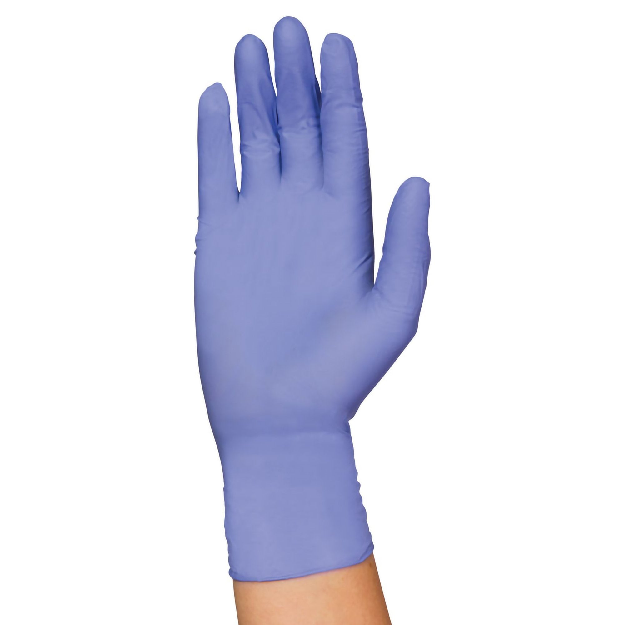 Flexam® Nitrile Extended Cuff Length Exam Glove, Medium, Blue