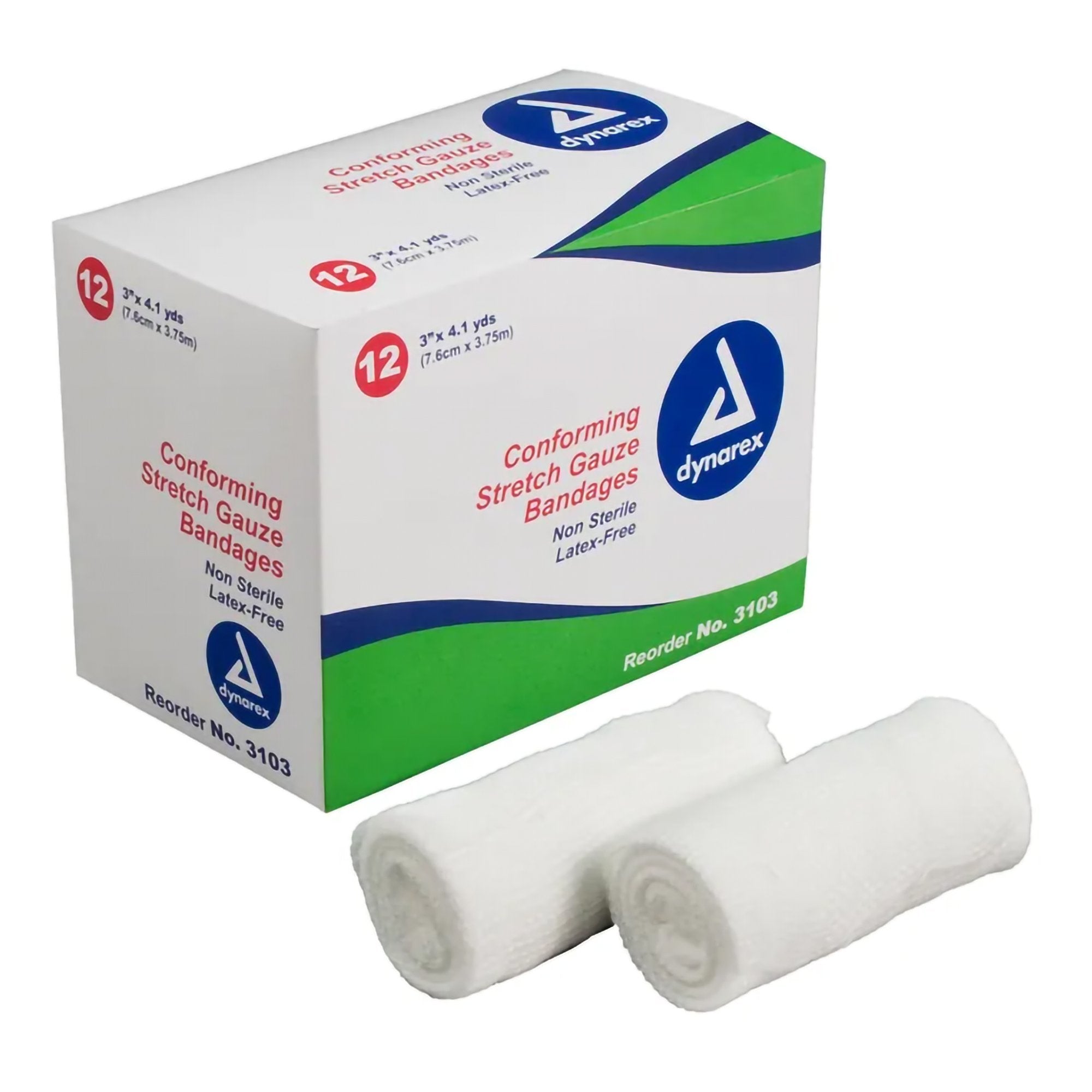 Dermacea™ Sterile Conforming Bandage, 2 Inch x 4 Yard, 1-Ply