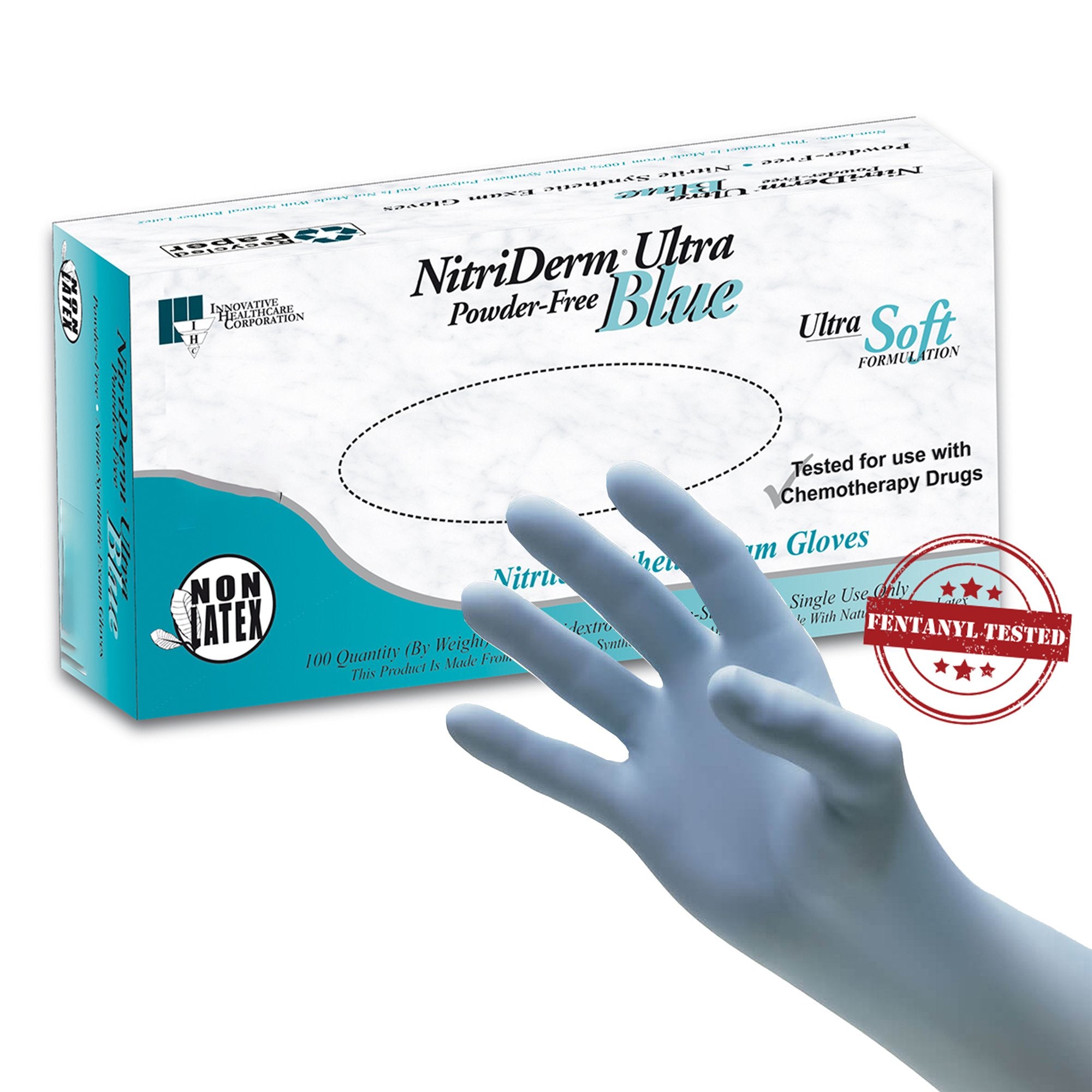 Biogel® Diagnostic™ Latex Extended Cuff Length Exam Glove, Size 6.5, Straw