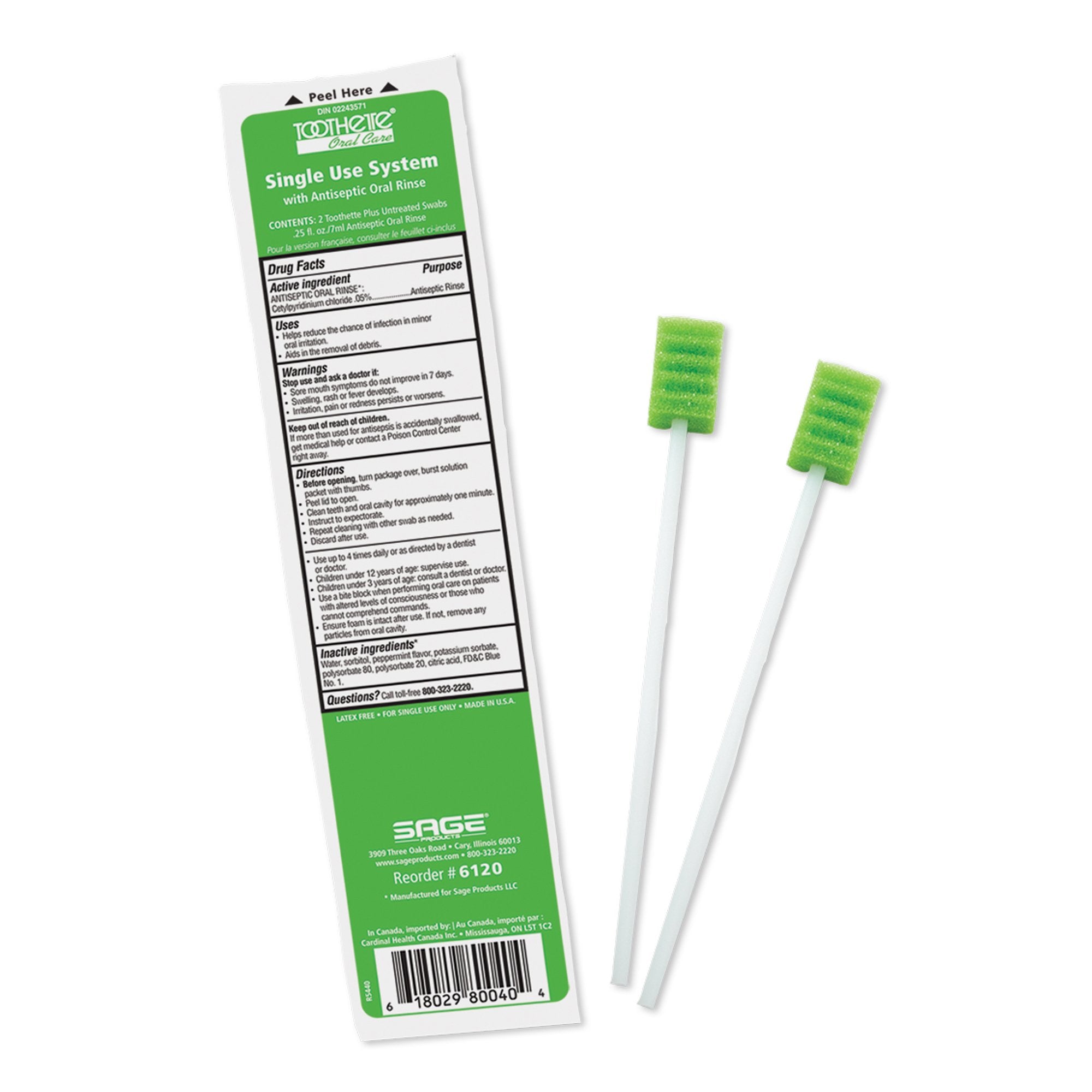 dynarex® Lemon-Glycerin Oral Swabsticks