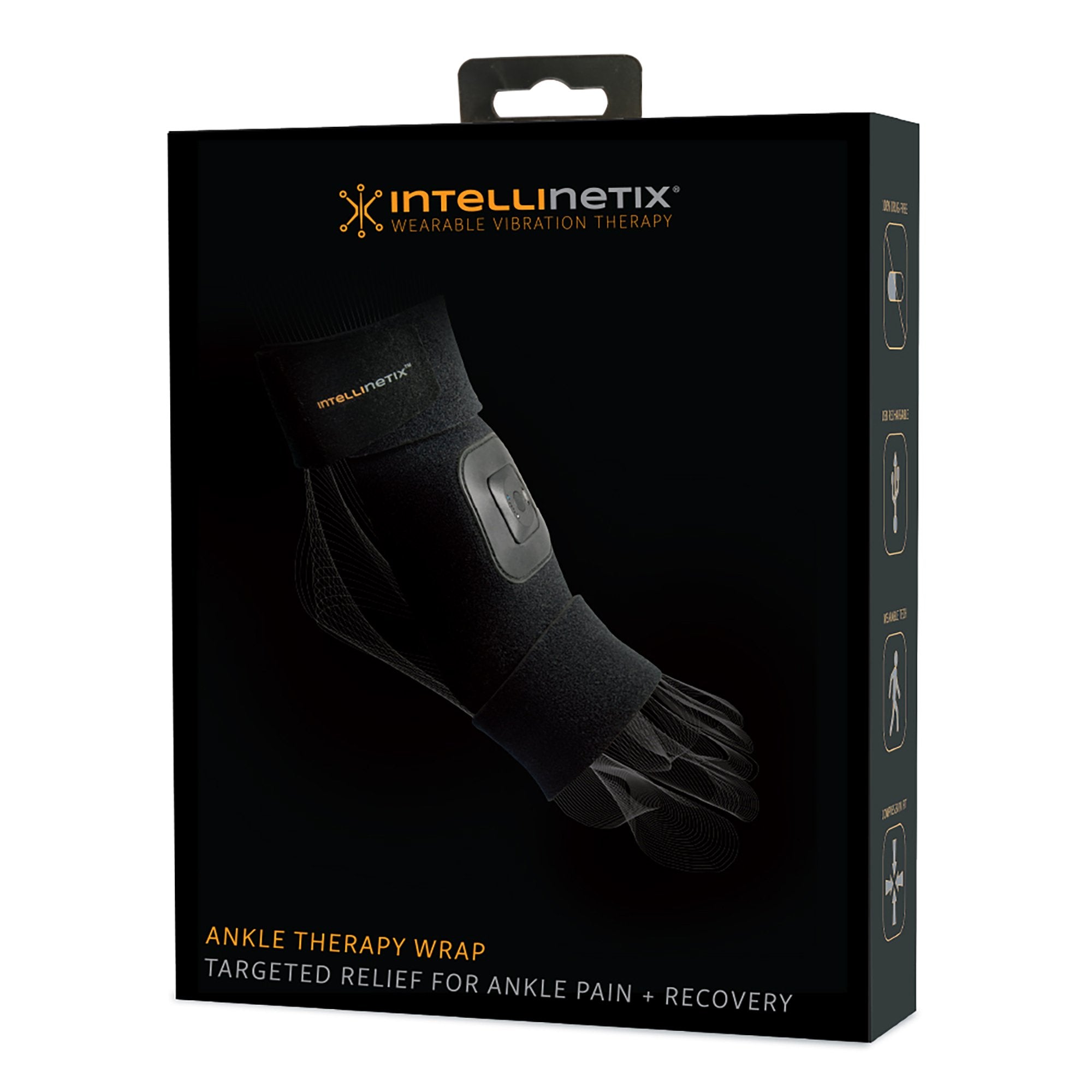 Intellinetix® Arthritis Vibrating Gloves, Small, Black