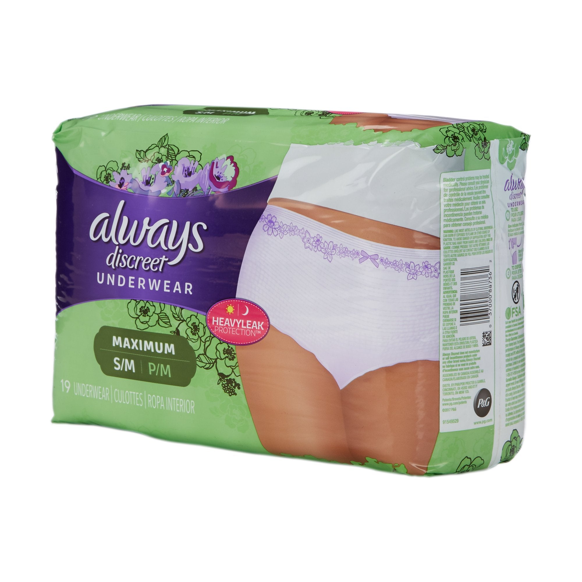 Wings™ Ultra Quilted Extra Heavy Absorbency Incontinence Brief, Extra Large