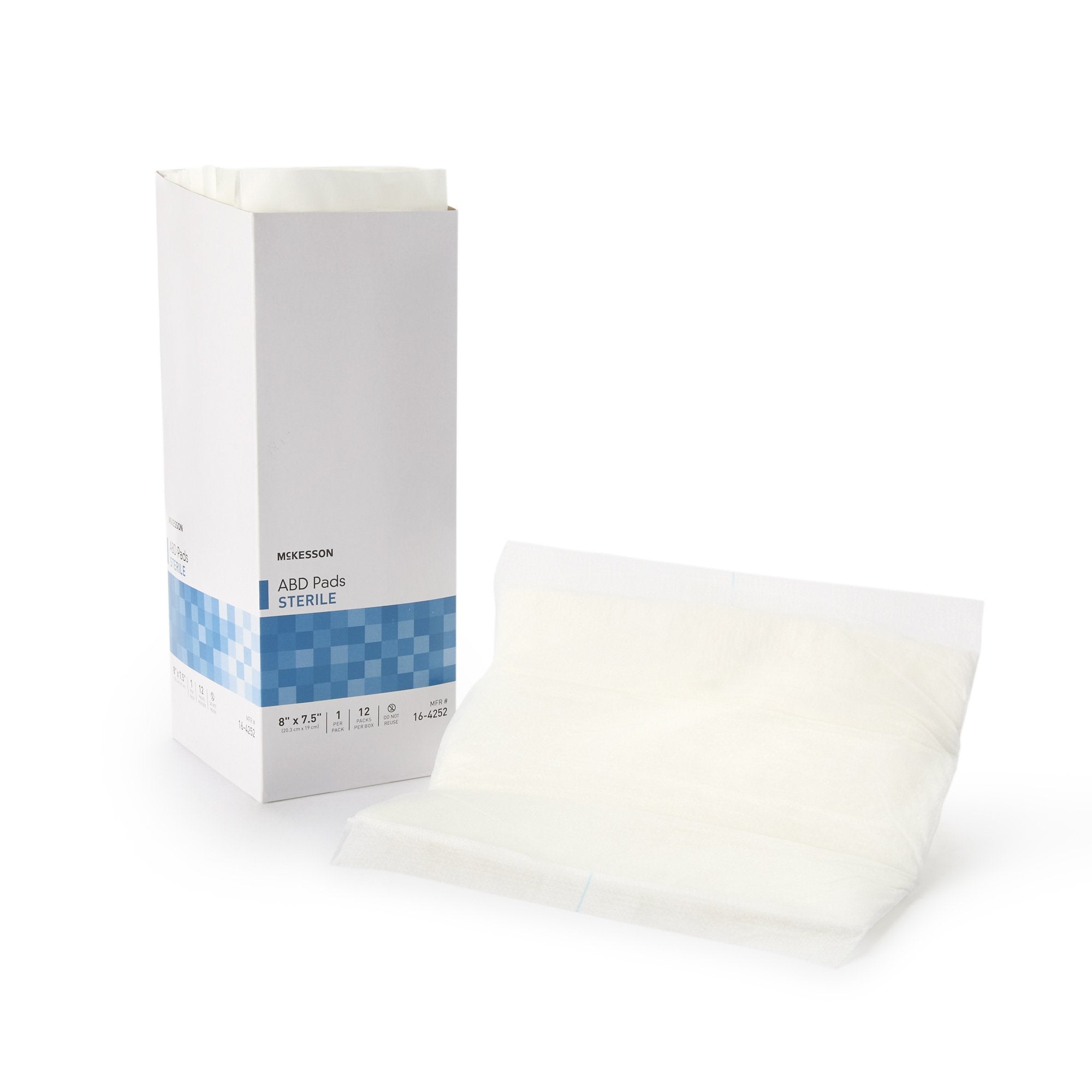 Dermacea™ Sterile Abdominal Pad, 5 x 9 Inch,