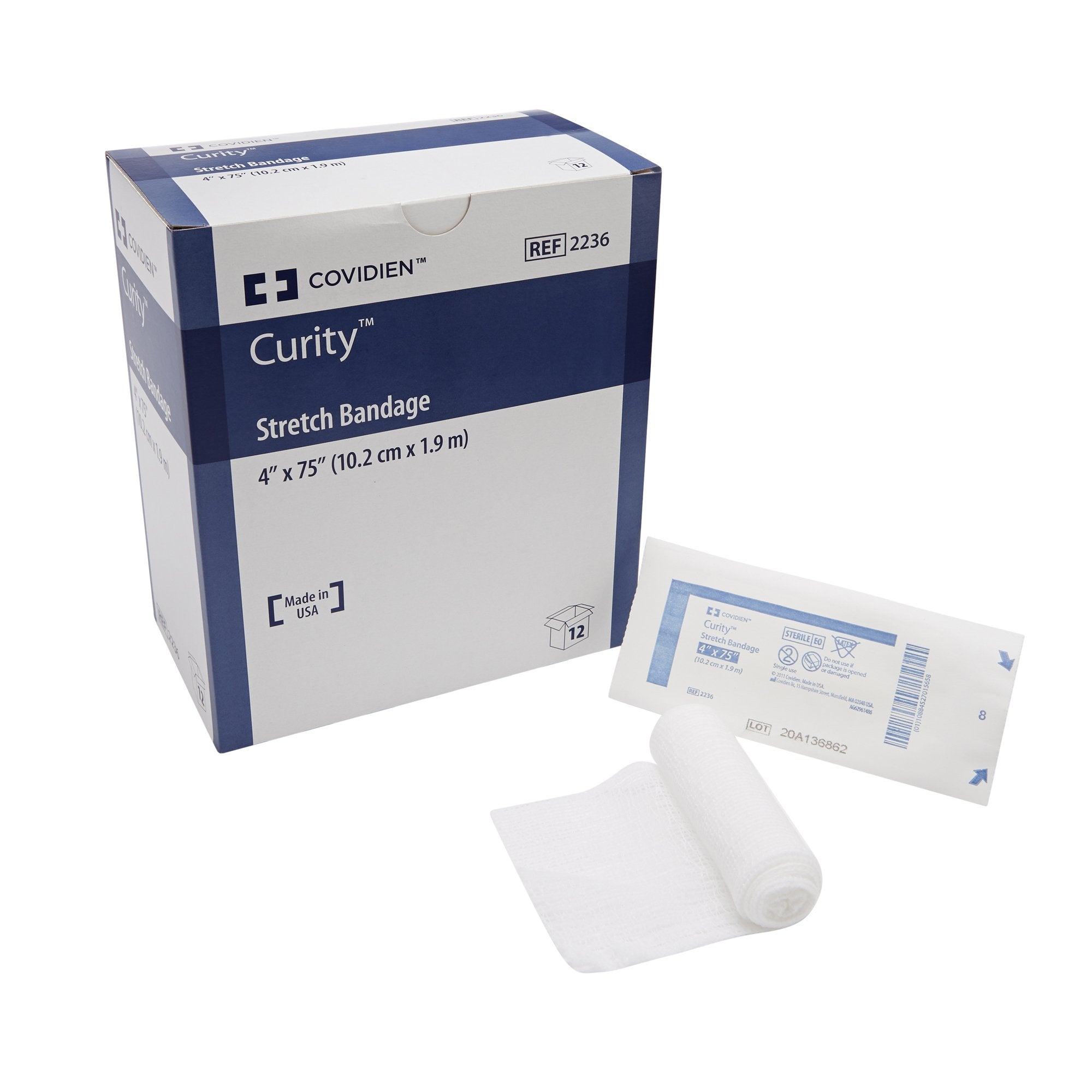 Curity™ Sterile Nonwoven Sponge, 3 x 4 Inch, 4-Ply