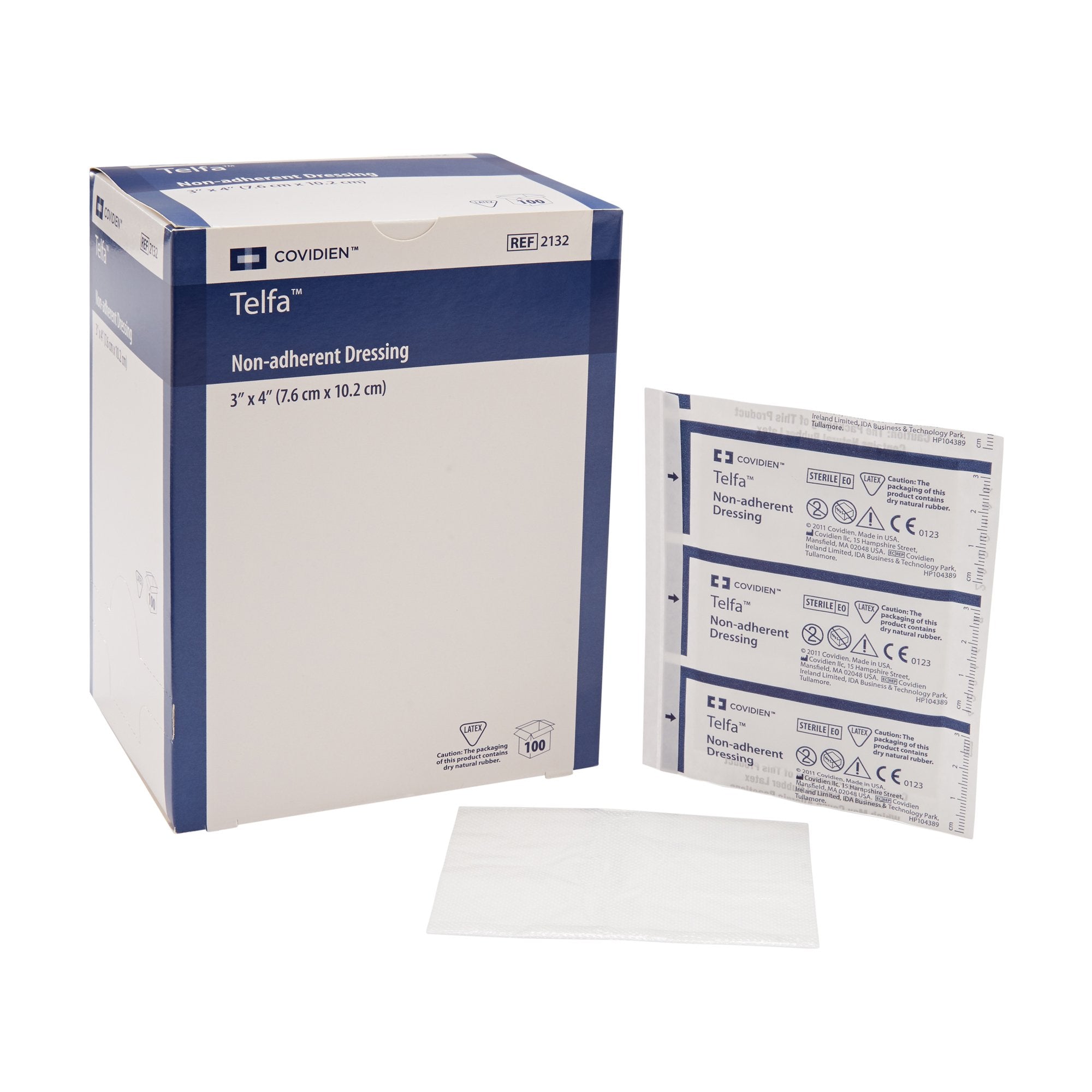 Dukal™ Nonadherent Dressing, 2 x 3 Inch