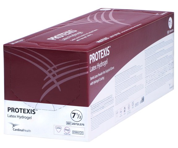 Protexis™ Latex Surgical Gloves with Nitrile Coating, Size 6, Light Brown