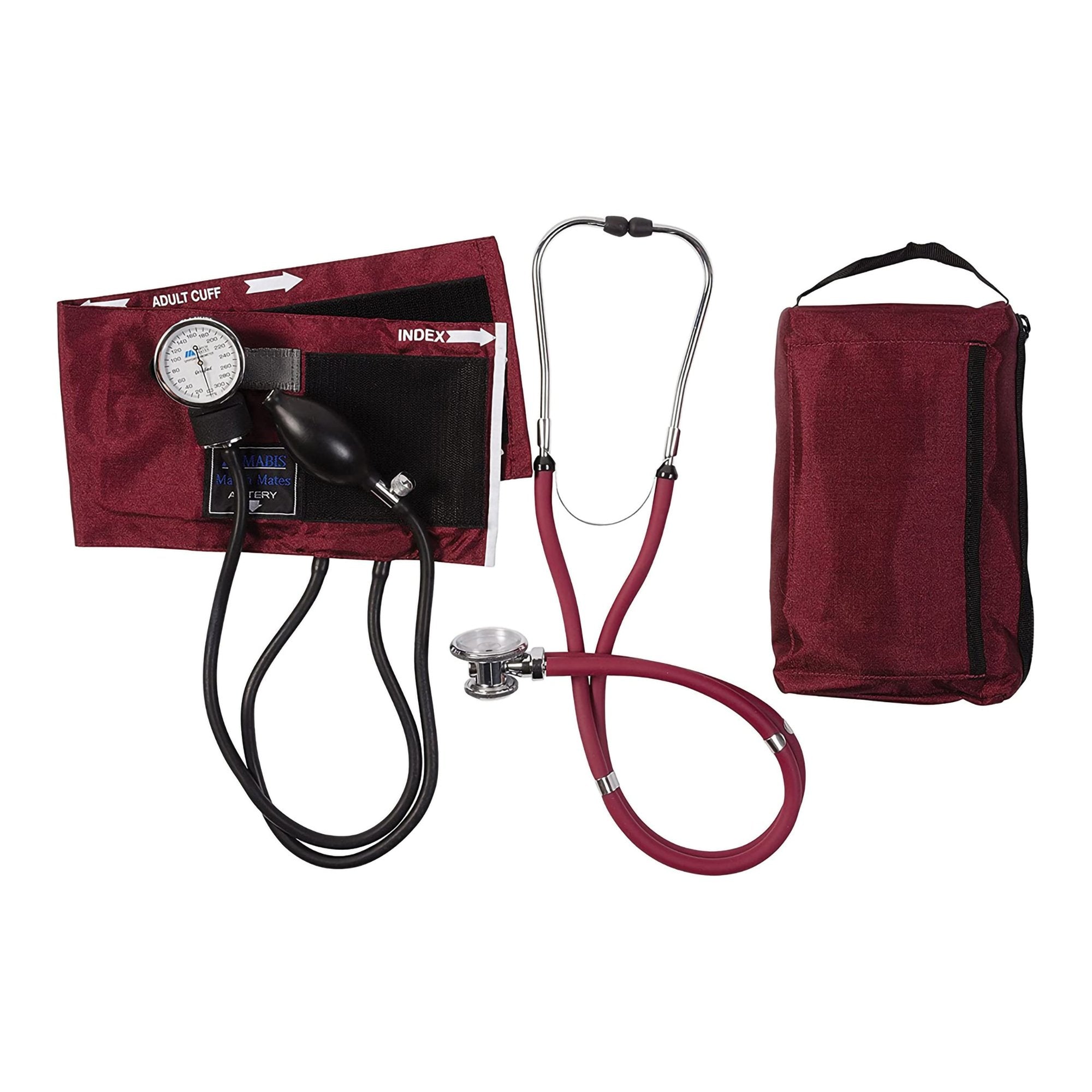 Sterling Series ProKit™ Aneroid Sphygmomanometer with Stethoscope, Hunter Green