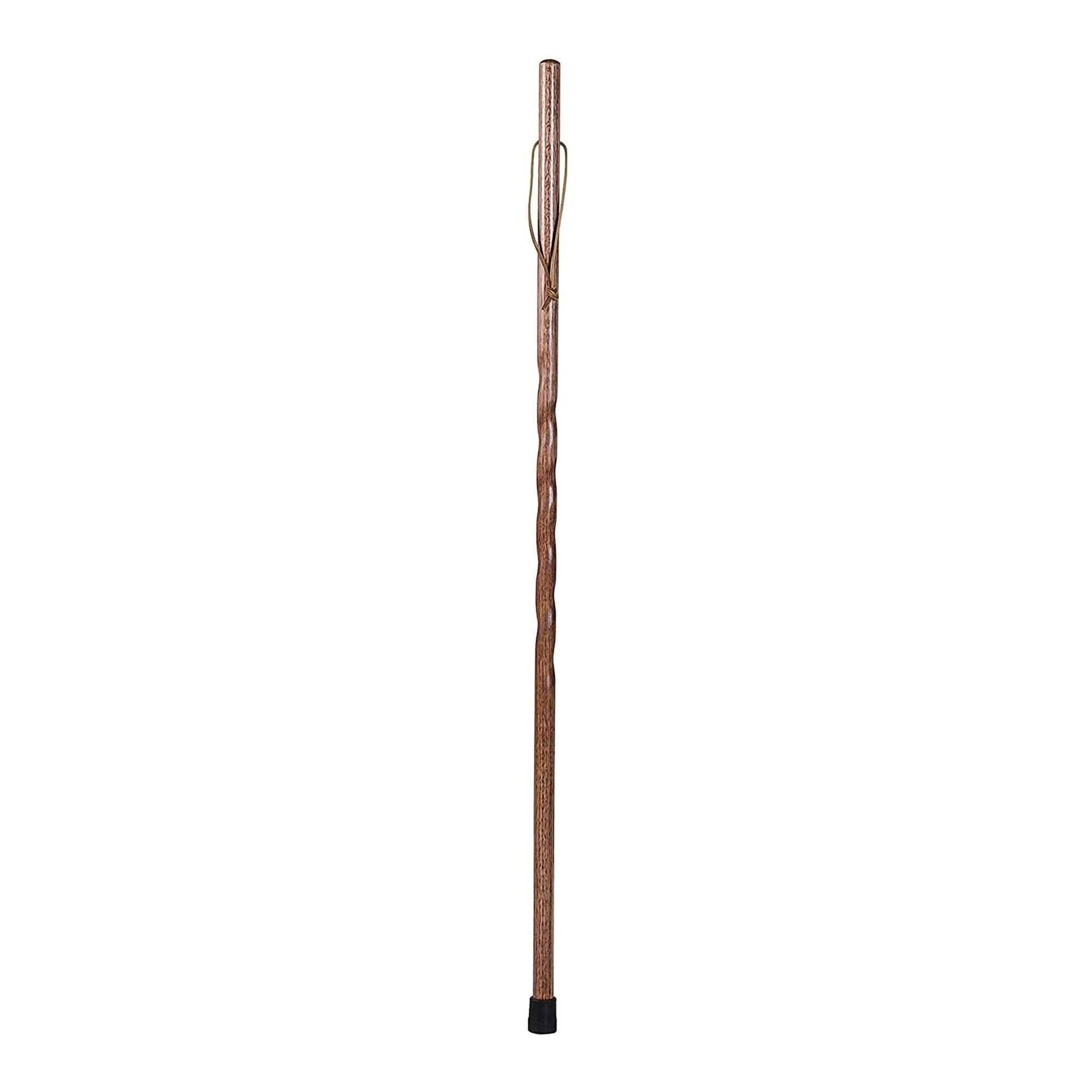 Brazos™ Twisted Oak Trekker Handcrafted Walking Stick, Red, 55-Inch