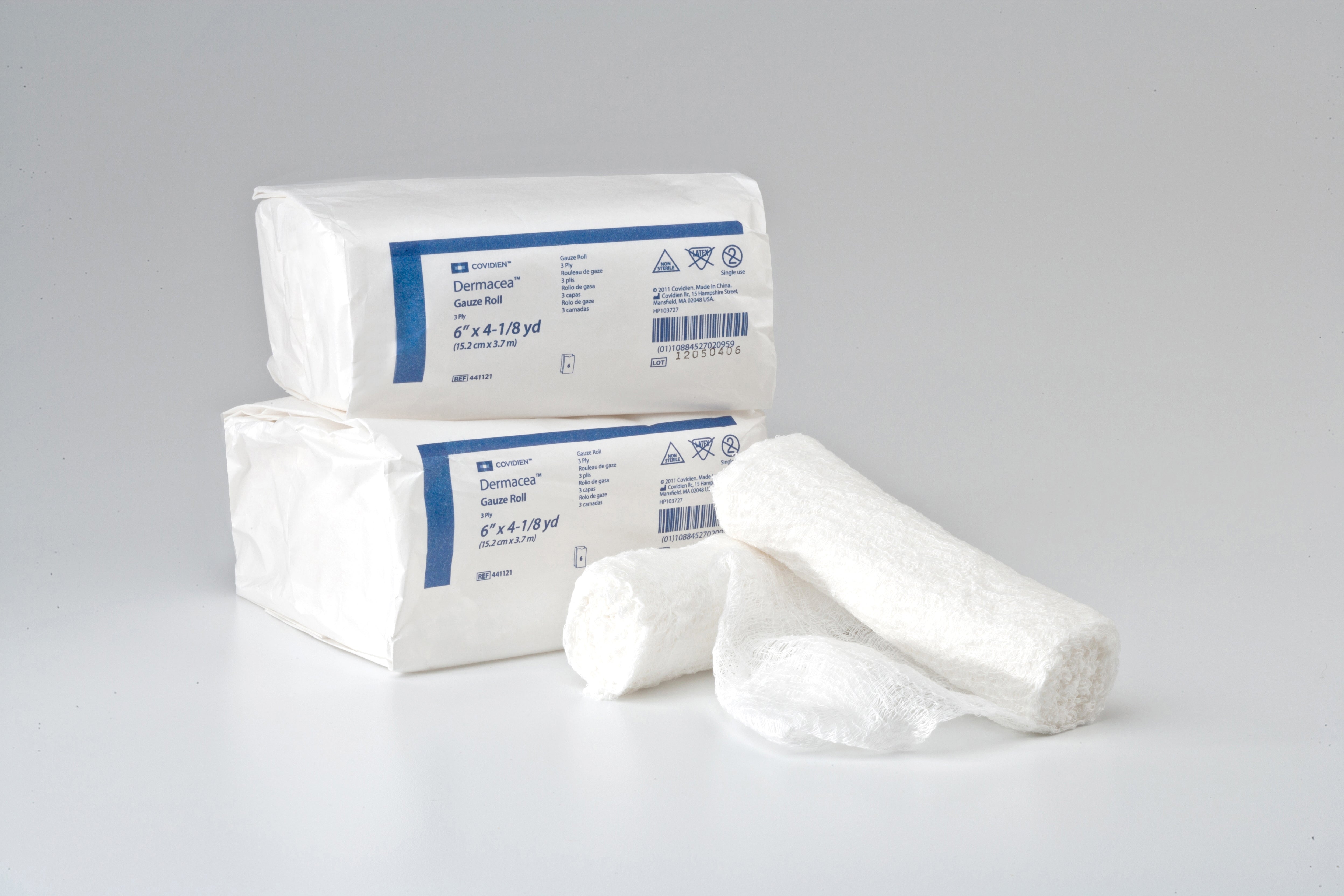 Dermacea™ Sterile Conforming Bandage, 3 Inch x 4 Yard, 1-Ply