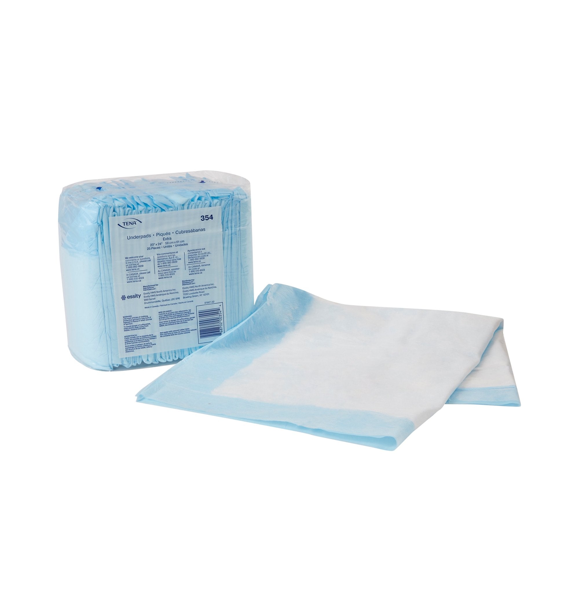 Dynarex® Absorbent Fluff Fill Underpad, 17 x 24 Inch