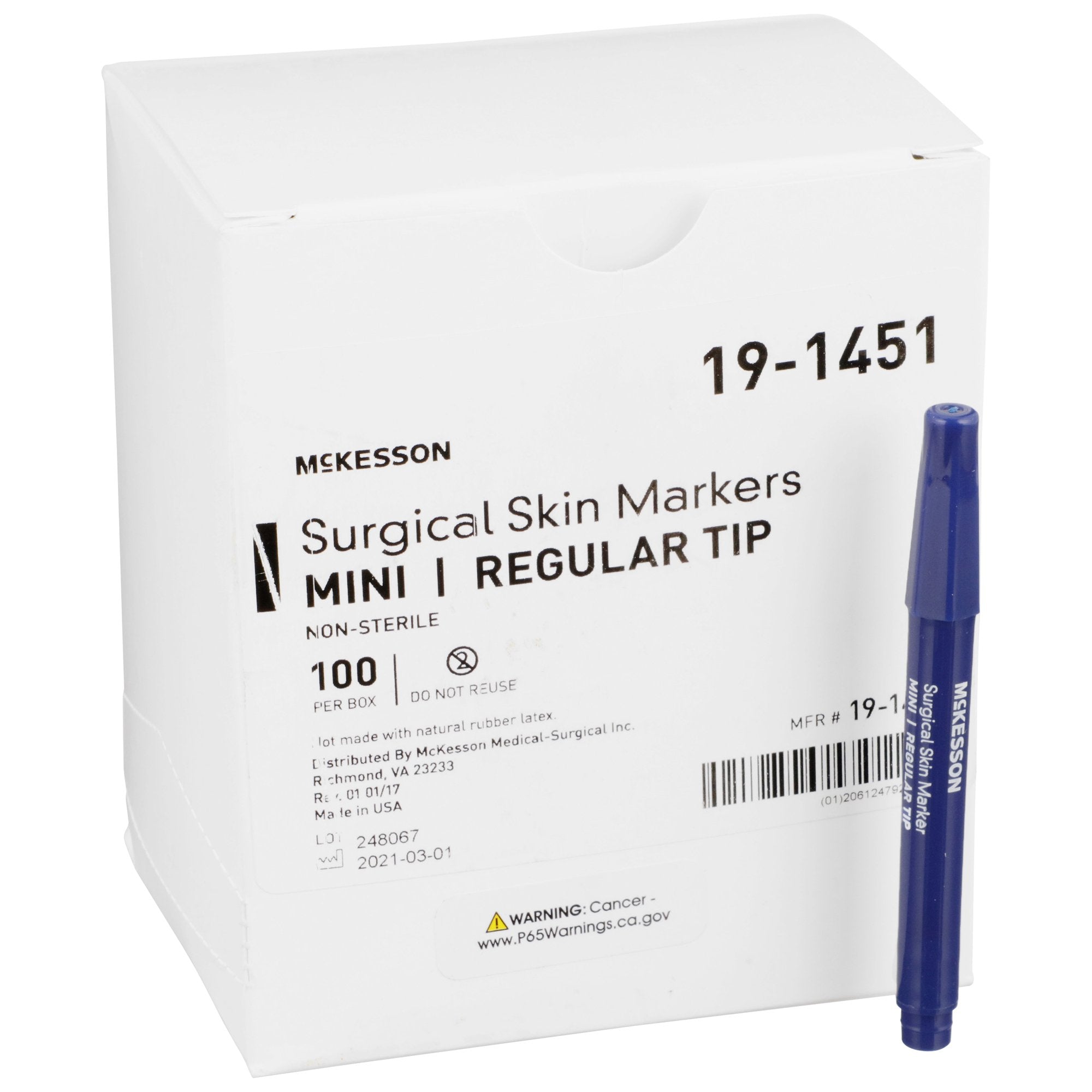 Devon™ Regular Tip Surgical Skin Marker with Ruler