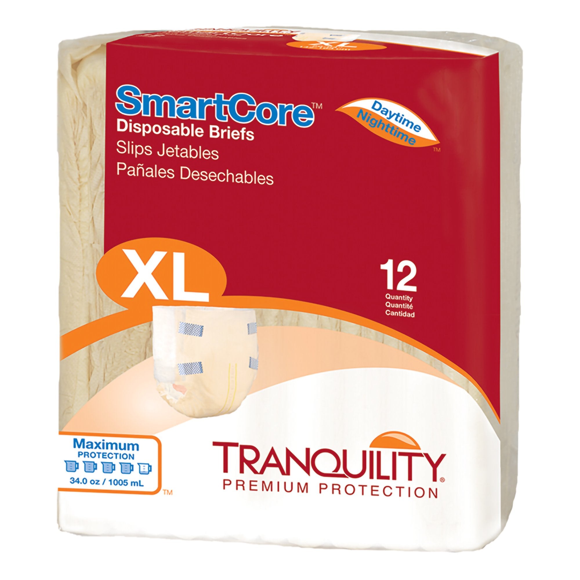 Tranquility® Premium OverNight™ Absorbent Underwear, Medium