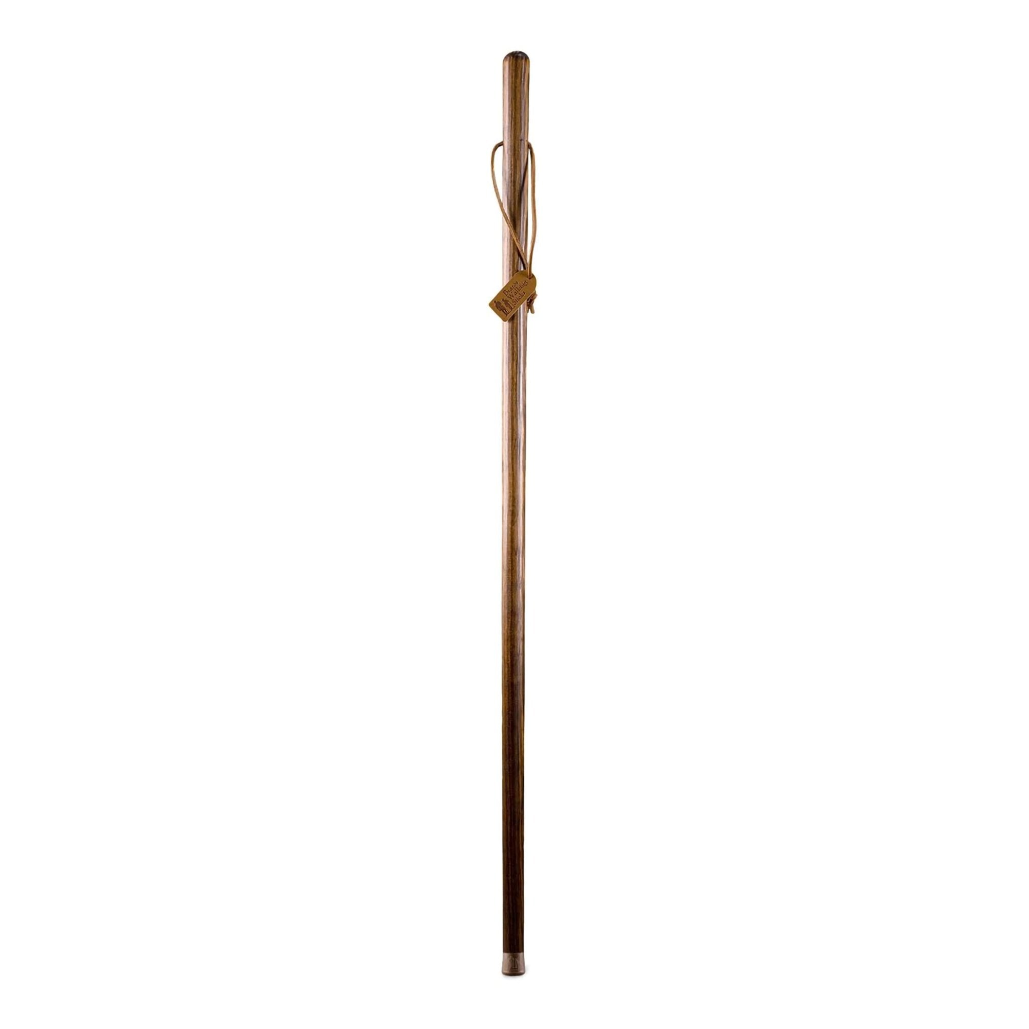 Brazos™ Traditional Straight Pine Handcrafted Walking Stick, 55-Inch, Brown