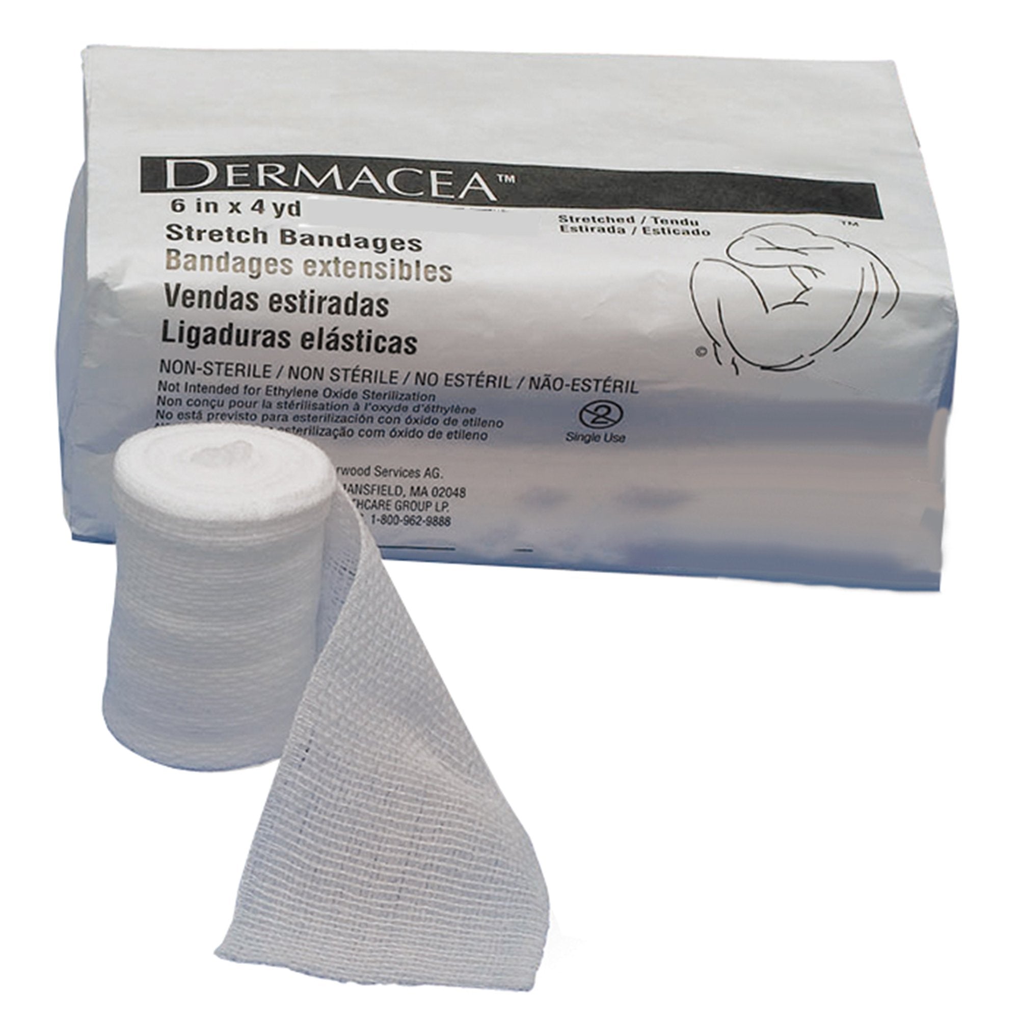 Flexicon® Clean Wrap NonSterile Conforming Bandage, 4 Inch x 4-1/10 Yard, 1-Ply