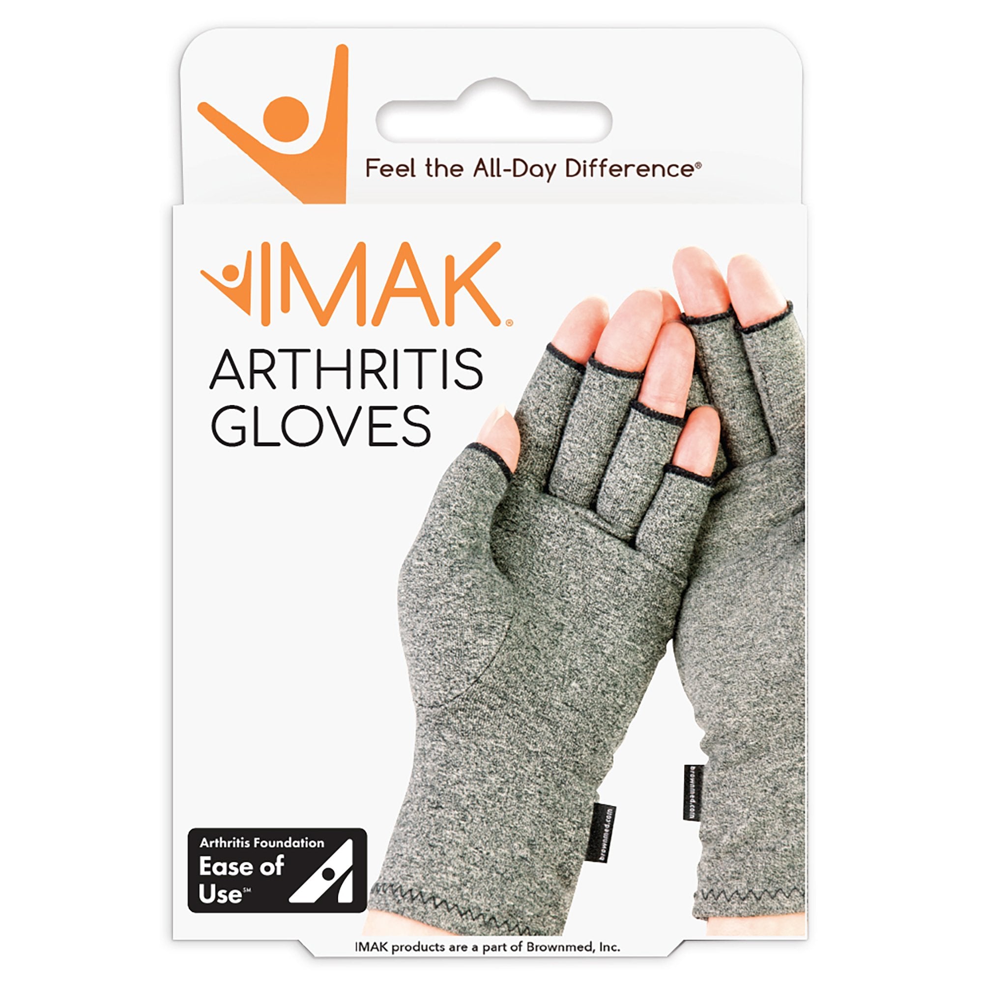 IMAK® Arthritis Glove, Large, Gray