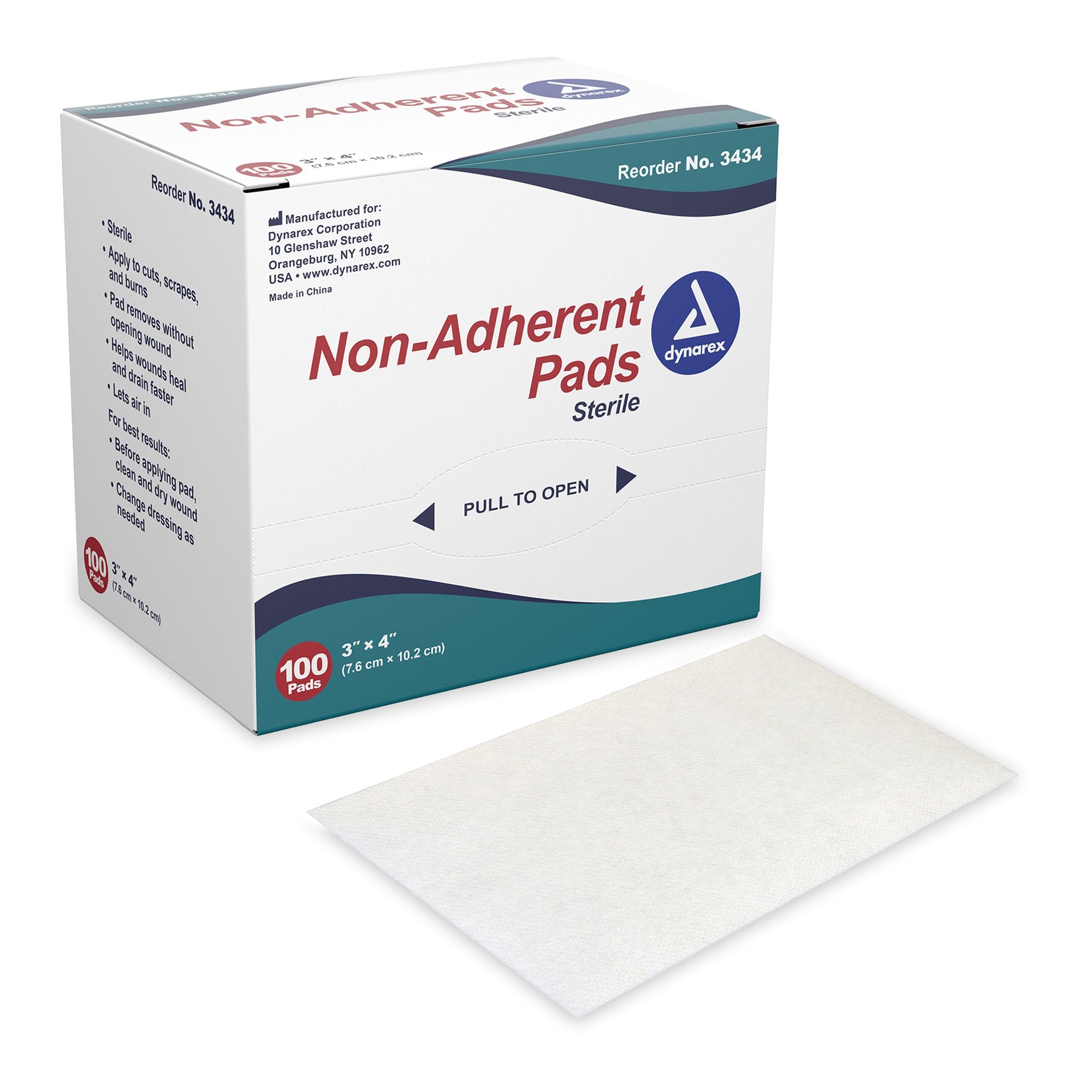 Dukal™ Sterile Abdominal Pad, 5 x 9 Inch, 1-Ply