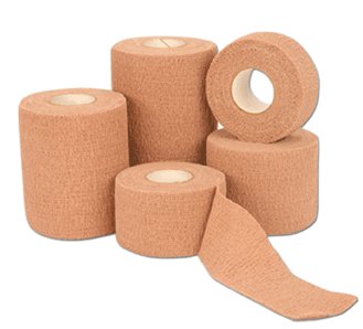 Shur-Band® LF Single Hook and Loop Closure Elastic Bandage, 4 Inch x 5 Yard