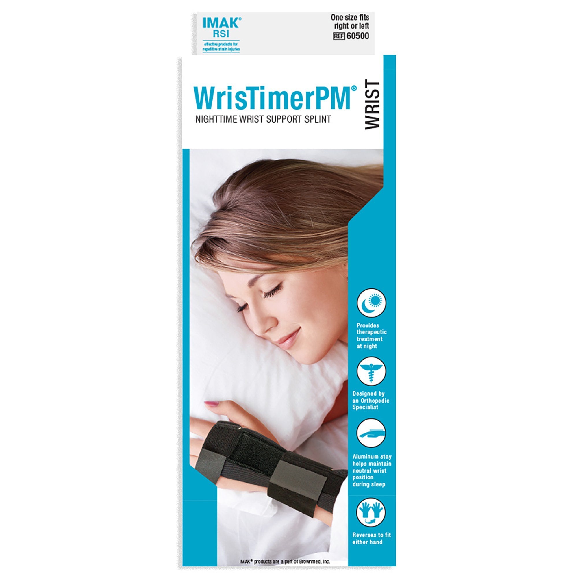 Wrist Splint ProCare ComfortForm Palmar Stay, Aluminum/Foam/Lycra, Black, Left Hand, Small