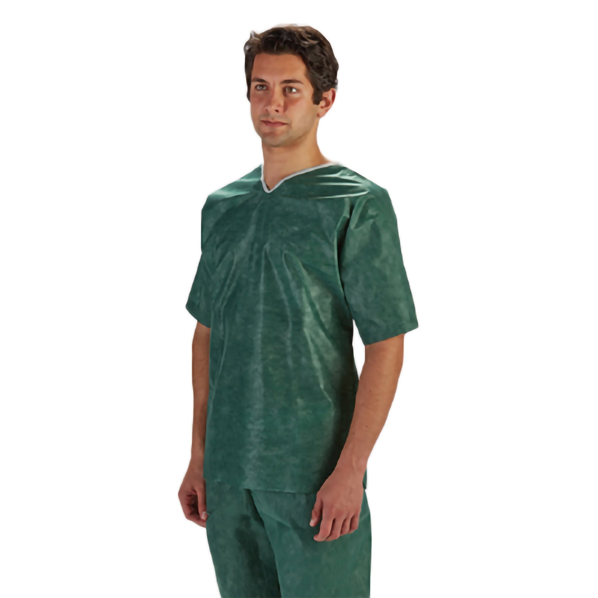 Barrier® Extra Comfort Scrub Shirt, Green, Small