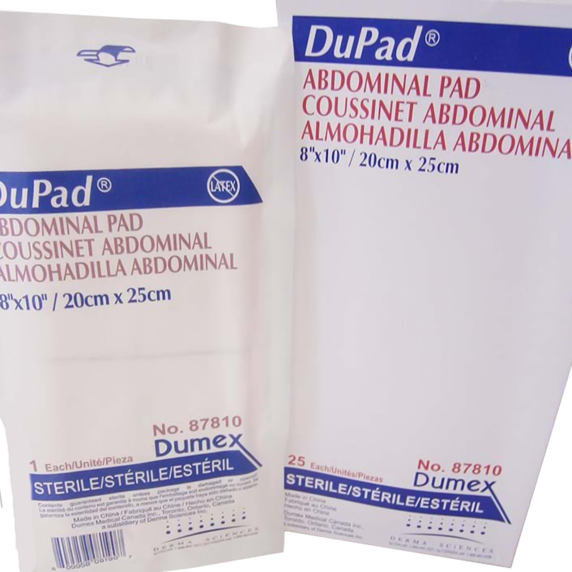 Sorbalux® ABD Sterile Abdominal Pad, 5 x 9 Inch, 1-Ply